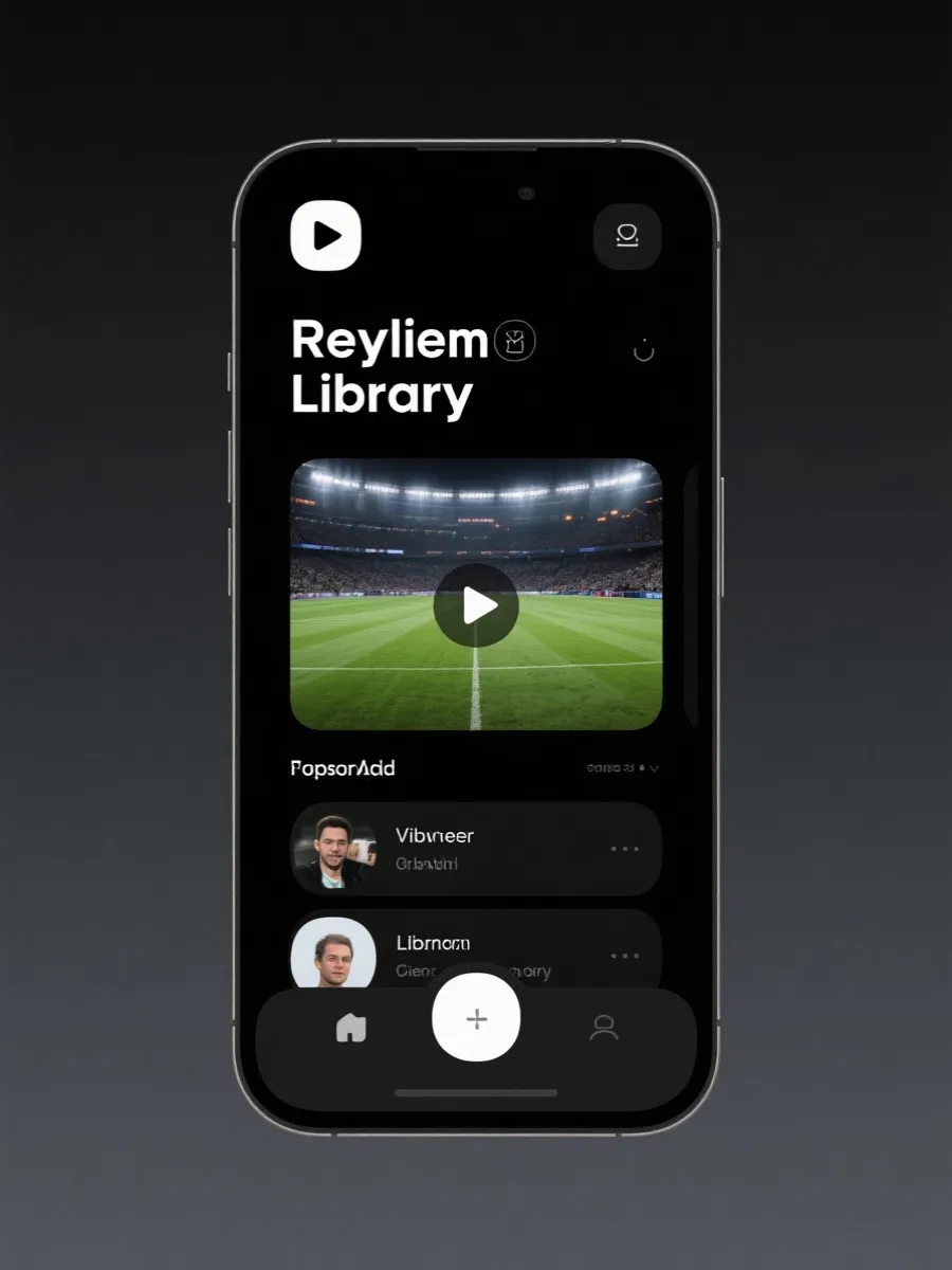 NBA高清录像App界面预览